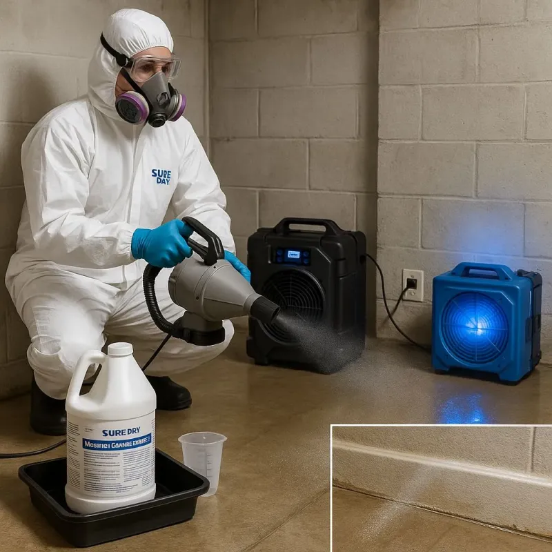 Sanitization and Odor Removal process in Ferndale, PA