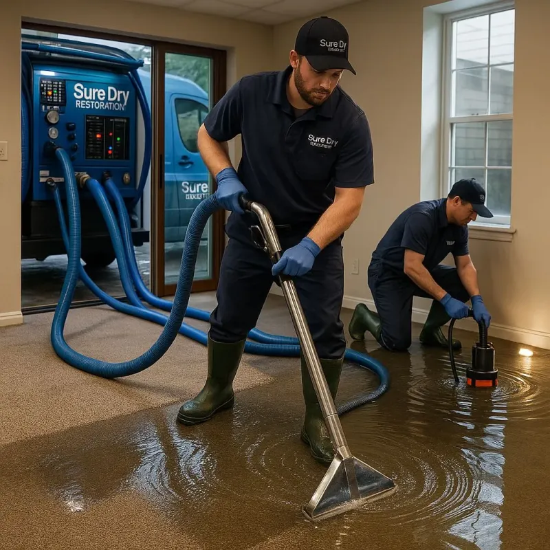 Water Extraction and Removal process in Ferndale, PA
